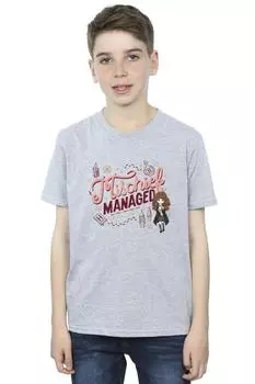 Футболка «Гермиона, управляемая озорством» Harry Potter, серый