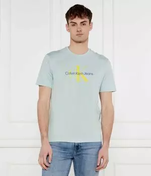 Футболка Героя Regular fit Calvin Klein Jeans, голубой