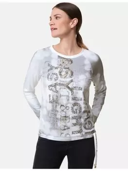 Футболка Gerry Weber 1/1 Arm, цвет grey/grey panneaux print