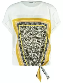 Футболка Gerry Weber, цвет wei/gelb