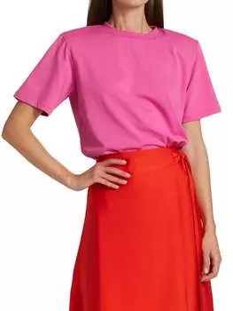 Футболка Gestuz Phlox с круглым вырезом, розовый