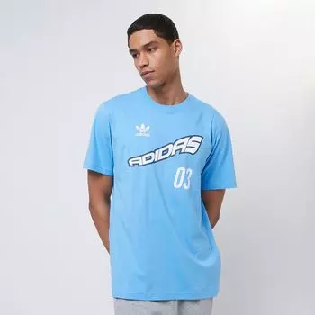 Футболка GFX Tee adidas Originals, цвет semi blue burst