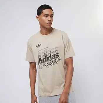 Футболка GFX Tee adidas Originals, цвет wonder beige