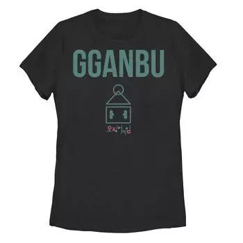 Футболка Gganbu для юниоров с изображением кальмара Licensed Character