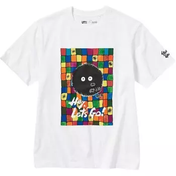 Футболка Ghibli X Studio Ghibli Co-titled Series унисекс 00 белая Uniqlo, белый