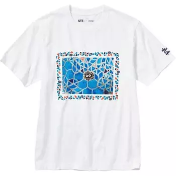 Футболка Ghibli X Studio Ghibli Co-titled Series унисекс белая Uniqlo, белый