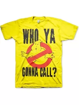 Футболка Ghostbusters, желтый