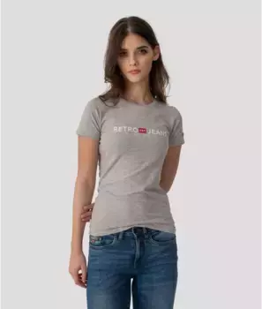 Футболка Gianna Retro Jeans, серый
