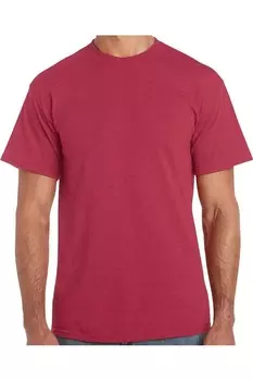 Футболка Gildan Heavy Cotton с коротким рукавом, красный