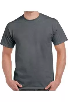 Футболка Gildan Heavy Cotton с короткими рукавами, серый