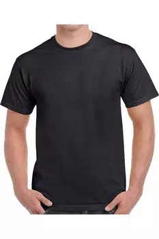 Футболка Gildan Heavy Cotton с короткими рукавами, черный