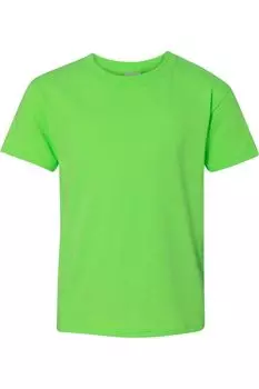 Футболка Gildan Heavy Cotton Youth, зеленый