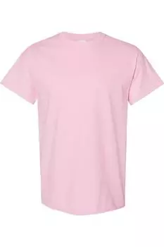 Футболка Gildan Mens из плотного хлопка с короткими рукавами, светло-розовый