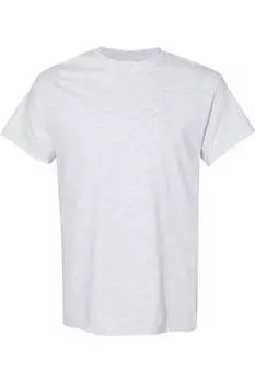 Футболка Gildan Mens из плотного хлопка с короткими рукавами, серый