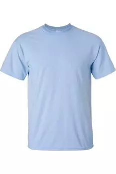 Футболка Gildan Mens Ultra Cotton с коротким рукавом, светло-голубой