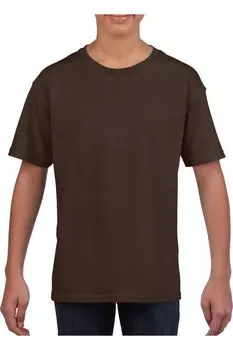 Футболка Gildan Soft Style, шоколадный