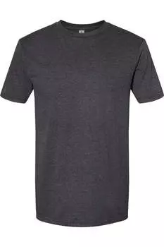 Футболка Gildan Softstyle CVC, цвет pitch black mist