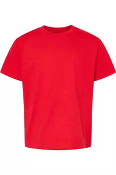 Футболка Gildan Softstyle Youth Midweight, красный