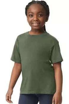 Футболка Gildan SoftStyle, зеленый