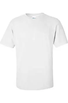 Футболка Gildan Ultra Cotton, цвет pfd white