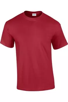 Футболка Gildan Ultra Cotton с круглым вырезом, красный