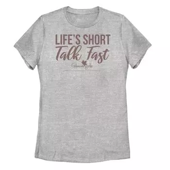 Футболка Gilmore Girls "Life's Short Talk Fast" для юниоров Licensed Character