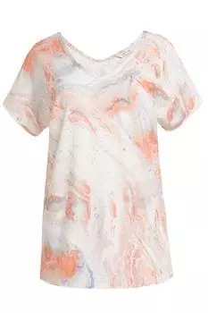 Футболка Gina Laura, цвет lachs