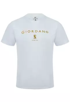 Футболка Giordano Signature Logo, белый