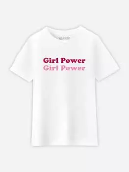 Футболка Girl Power WOOOP, белый