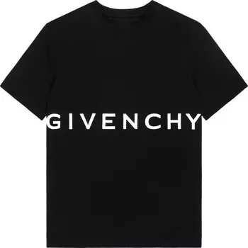 Футболка Givenchy 4G Logo T-Shirt 'Black', черный