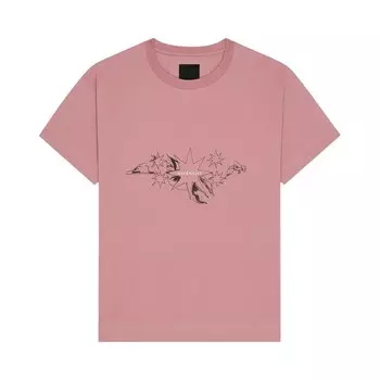 Футболка Givenchy Boxy Fit T-Shirt Old Pink, розовый