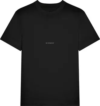 Футболка Givenchy Classic Fit Logo T-Shirt 'Black', черный