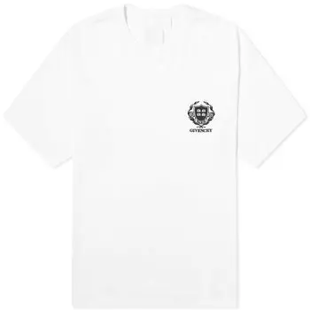 Футболка Givenchy Crest Logo T-Shirt, белый