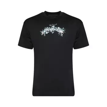 Футболка Givenchy Flowers T-Shirt Black, черный