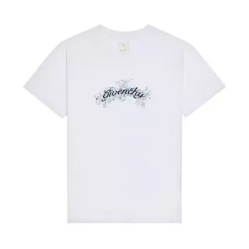 Футболка Givenchy Flowers T-Shirt White, белый