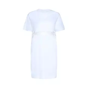 Футболка Givenchy Lace Incrustation T-Shirt Dress 'White', белый