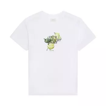 Футболка Givenchy Logo Printed T-Shirt White, белый