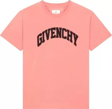 Футболка Givenchy Oversized Fit T-Shirt Coral, розовый