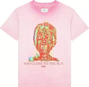 Футболка Givenchy Oversized T-Shirt 'Bright Pink', розовый