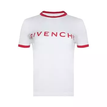 Футболка Givenchy Ringer T-Shirt, цвет Raspberry