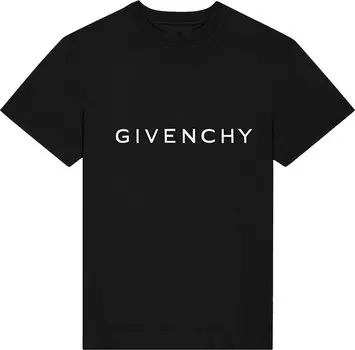 Футболка Givenchy Slim Fit T-Shirt 'Black', черный