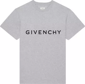 Футболка Givenchy Slim Fit T-Shirt 'Light Grey Melange', серый