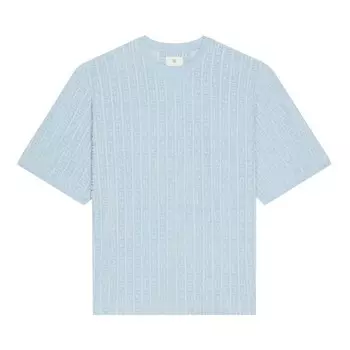 Футболка Givenchy Towelling Short-Sleeve Tee Sky Blue, синий
