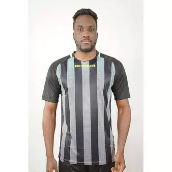 Футболка Givova Tratto, черный/белый полиэстер