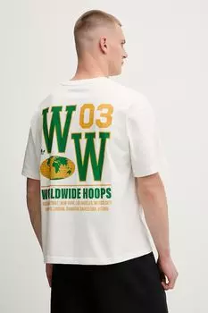 Футболка Glbl Hoops Tee Adidas Originals, бежевый