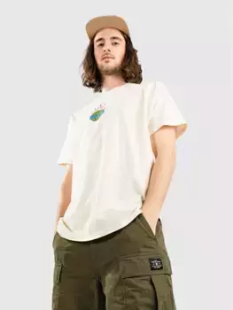 Футболка «Глобальный огонь» Monet Skateboards, белый