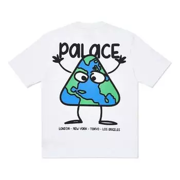 Футболка globlerone t-shirt 'white' Palace, белый
