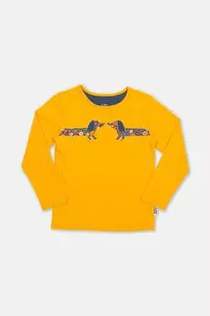 Футболка «Глупая колбаса» Kite, желтый