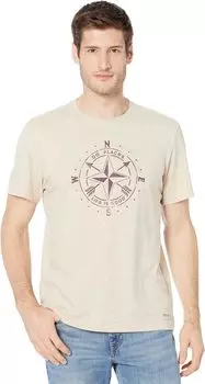 Футболка Go Places Compass Crusher-Lite Life is Good, цвет Heather Almond