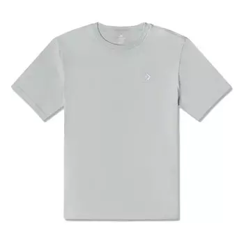 Футболка go-to embroidered star chevron standard-fit t-shirt 'grey' Converse, серый